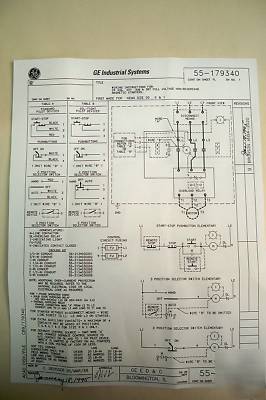 Ge CR308 size 1 combination magnetic motor starter