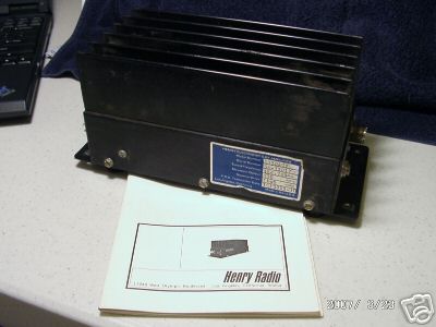 Henry vhf amp - 1 to 5W in, 130W max out
