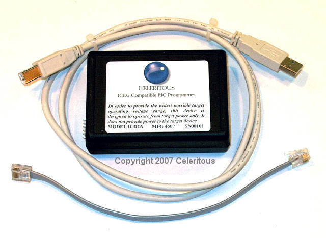 Icd-2 compatible pic programmer - made in usa