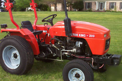 Jinma tractor king 200 - with finish mower
