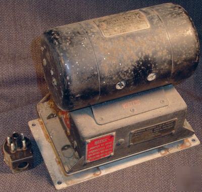 Signal corps bd-87-f dynamotor eicor plug - no 