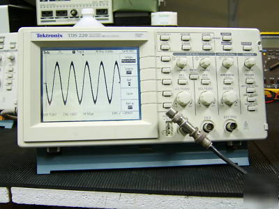 Tektronix tds 220 TDS220, gpib, rs-232, nist-calibrated