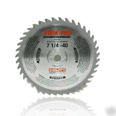 Hilti sb-cs 7-1/4 x 5-8 x 13/16 x 40T ( 25 pk) 00372185