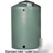 100 gallon poly vertical water storage tank