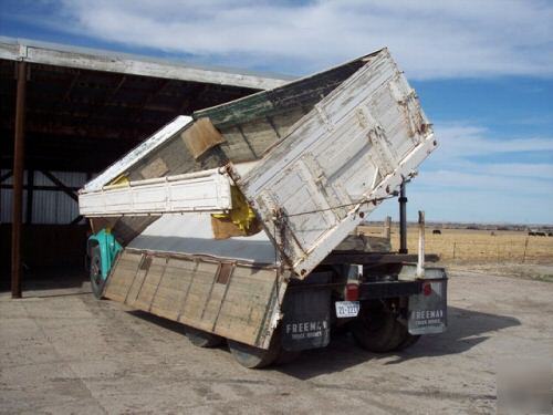 1973 chevy c-60 farm truck with side hoist and lift tag