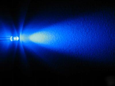 5MM blue waterclear 25DEGREE led 2000~3000MCD
