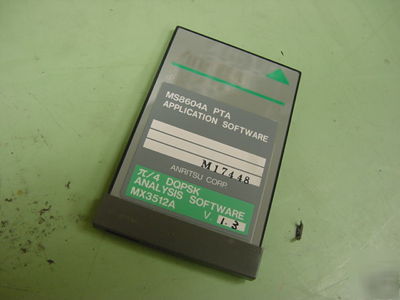 Anritsu ms-8604A spectrum analyzer 100KHZ-8.1GHZ