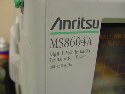 Anritsu ms-8604A spectrum analyzer 100KHZ-8.1GHZ