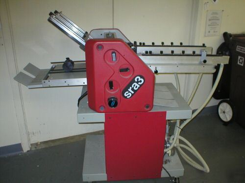 Challenger paper folder SRA3 air feed great condition