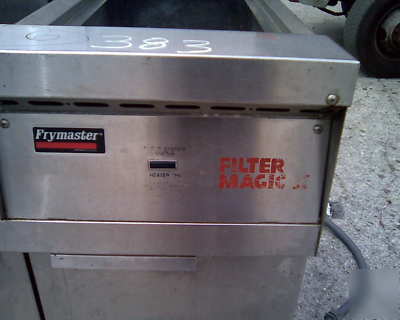 Frymaster electric 2 bay fryer w/ filter magic station