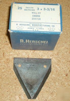 John deere sickle sections also ac,ford,oliver, co-op