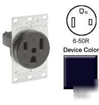 Leviton 5374 flush mtg receptacle 50 amp free shipping