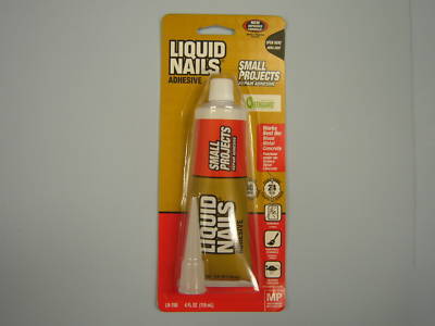 Liquid nails small projects adhesive 4OZ 022078444388