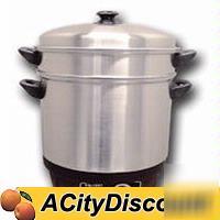 New 17 quart food warmer steamer boiler fma TS1001