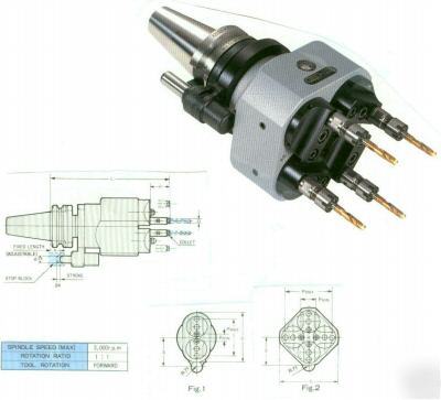 New cat 45 multi spindle drilling head D4C (CAT45)