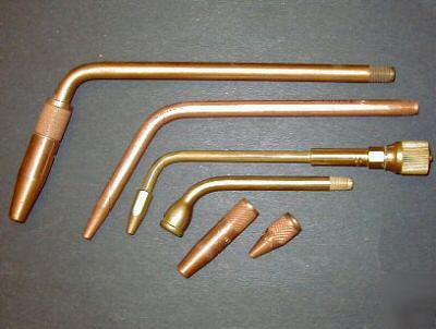 New harris welding or brazing tips & mixer 6PC misc