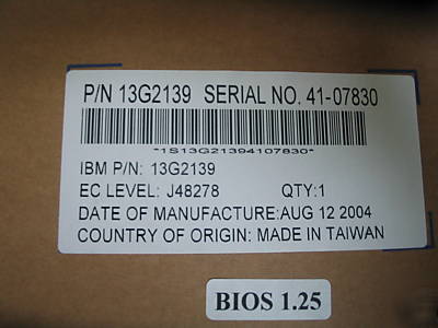 New ibm 13G2139 canpos kb w/ pointer for surepos 500 