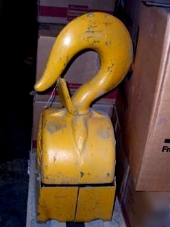 New ingersoll-rand 20,000 lb lower hook assembly