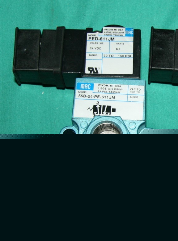 New mac 55B-24-pe-611JM 55 series pneumatic valve 3 way 