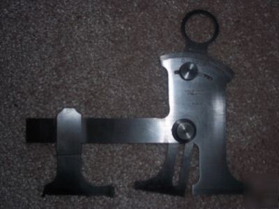 Starrett cutter clearance gage