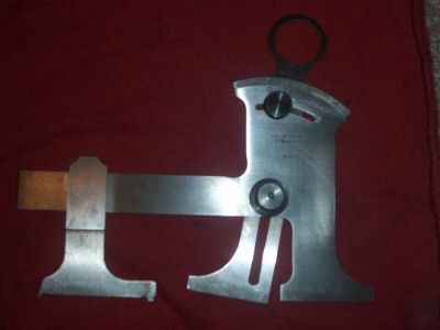 Starrett cutter clearance gage