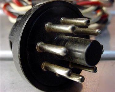 Yaesu accessory plug, round, 8 pin