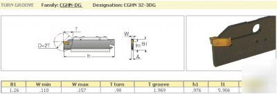 Iscar cghn-32-3DG indexable toolholder