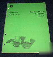 John deere unit planter 81 issue J1