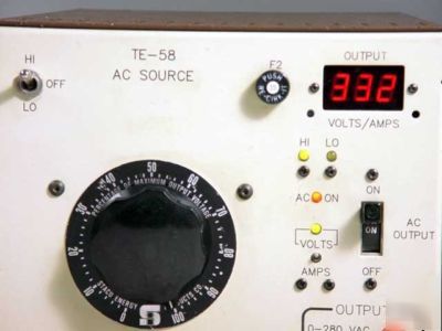 0-280V@0-10A metered isolated variac ac power supply