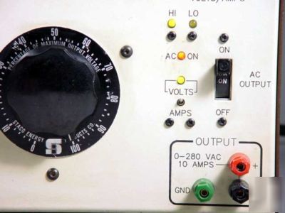 0-280V@0-10A metered isolated variac ac power supply