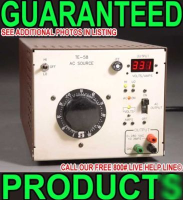 0-280V@0-10A metered isolated variac ac power supply