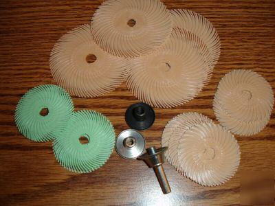3M scotchbrite radial bristle disc set w/hdwr 21PC