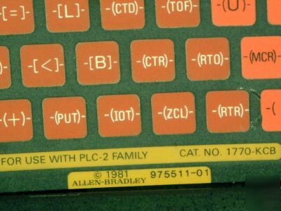 Allen bradley 1770-ta industrial terminal w/keyboard