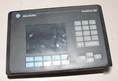 Allen bradley panelview 600 2711-B6C8 series a