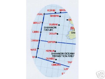 Atlantic way point chart