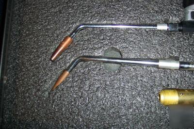 Harris calorific welding torch set w/ permatom in case