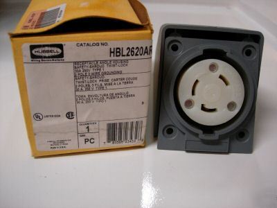Hubbell-cat#HBL2620AR twist lock