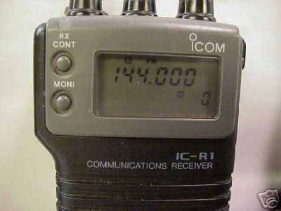 Icom ic-R1 wideband receiver & more 