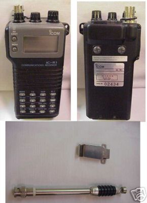 Icom ic-R1 wideband receiver & more 
