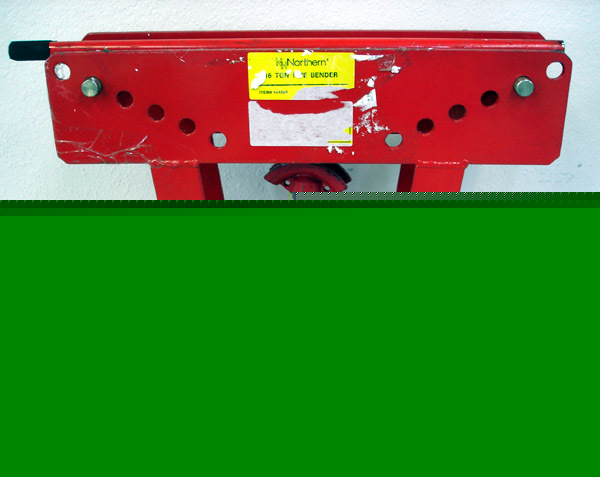 Industrial tools hydraulic pipe bender 16-ton Â½