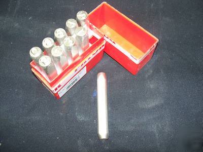 New 3/8 or 10MM heavy duty steel stamp, hand punch 0-9