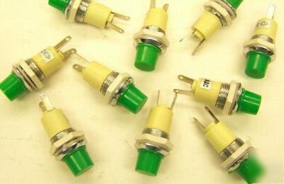 New one mini pilot light 16MM green 12VDC 