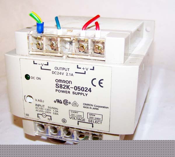 Omron S82K-05024 power supply 100-240VAC-24VDC/2.1 amp