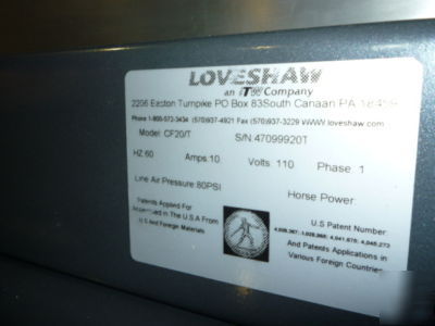 Used cf-20T case erector/former loveshaw little david