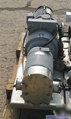 Used:tri clover rotary positive displacement pump, mode