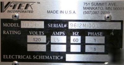 V-tek m.a.c.h. modular automatic chip handler