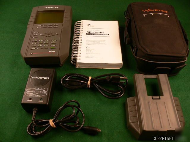 Wavetek sda-5000 stealth analyzer cable tester mint 