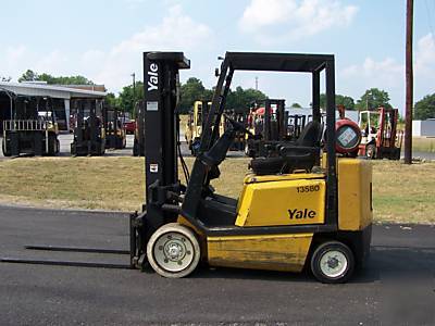 Yale 5000 lb capacity forklift cushion/warehouse