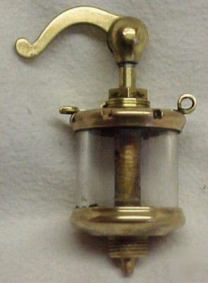 1887 lunkenheimer crown NO1 hit & miss swing arm oiler