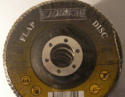 4-1/2 x 7/8 60 grit t-29 abrasive flap wheel lot of 5